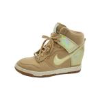 NIKE◆WMNS DUNK SKY HI CITY FW QS/ウィメンズダンクスカイハイシティ/ベージュ/23.5cm