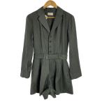 FRAY I.D◆テーラードミニコンビネゾン/1/ポリエステル/GRY/ストライプ/FWFO245059