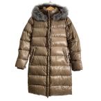 ショッピングduvetica DUVETICA◆ロングダウンジャケット/40/ナイロン/BRW/D.043.01.U/1057.R-FGG