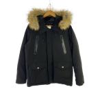 Schott◆シュノーケルダウン/ダウンジャケット/S/ポリエステル/BLK/3172024