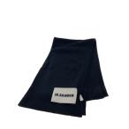 JIL SANDER◆マフラー/カシミア/BLK/レディース/jsct764009