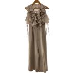 SNIDEL◆ラッフルボレロコンビネゾン/25SS/0/ポリエステル/BEG/SWFO251121