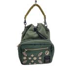 PORTER◆×TOGA VIRILIS/ハンドバッグ/--/GRN/STRINGBAG/ショルダー欠品