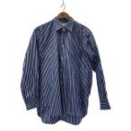 ショッピングGARCONS COMME des GARCONS SHIRT◆長袖シャツ/S/コットン/BLU/ストライプ/FZ-B218