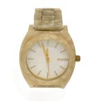 ショッピングnixon NIXON◆腕時計/アナログ/WHT/CRM/THE TIME TELLER ACETATE