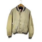 ショッピングdiesel DIESEL◆L-FRANZ/スタジャン/50/コットン/WHT/A10463/袖黒ずみ有