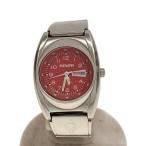 ショッピングnixon NIXON◆腕時計/アナログ/RED/SLV/The Small Don