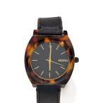 ショッピングnixon NIXON◆電池切れ/クォーツ腕時計/アナログ/--/BLK/BLK/THE TIME TELLER ACETATE