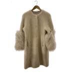 CELFORD◆ボアコート/38/アクリル/IVO//