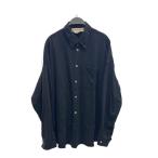 MARNI◆I/oversize shirt/長袖シャツ/48/コットン/BLK/CUMU0046A0/変色有