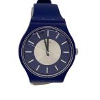 SWATCH◆クォーツ腕時計/アナログ/NVY/