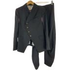 ショッピングWestwood Vivienne Westwood MAN◆I/変形/セットアップ/46/ウール/サルエル/BLK/239017 2004 3307/汚れ有