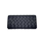 BOTTEGA VENETA◆マキシイントレチャート/長財布/レザー/BLK/メンズ/VCPP38425 666935