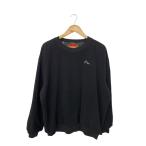 ショッピングEVISU EVISU◆スウェット/YAMANE/フリース/裏地カモフラ/40/ポリエステル/BLK