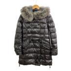 DUVETICA◆ロングダウンジャケット/40/ナイロン/BLK/無地/EFIRA