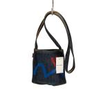 EVISU◆ショルダーバッグ/コットン/IDG/無地/ミニサコッシュ/デニム