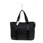 PORTER◆トートバッグ/ナイロン/BLK/無地/HEAT