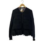 MONCLER◆ダウンジャケット/1/ポリエステル/BLK