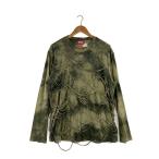 ショッピングdiesel DIESEL◆長袖Tシャツ/S/コットン/GRN/無地