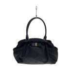Salvatore Ferragamo◆バッグ/エナメル/BLK/AU-21 C734
