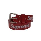 ショッピングred Supreme◆ロゴベルト/--/RED/無地/メンズ