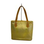 LOUIS VUITTON◆ヒューストン_モノグラム・ヴェルニ_YLW_イエロー/エナメル/YLW