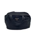 PRADA* маленький сумка "Boston bag" / нейлон /BLK/ одноцветный /25