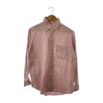 ショッピングEVISU EVISU◆90s/初期タグ/長袖シャツ/38/コットン/レッド/ストライプ