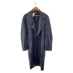 ZARA◆トレンチコート/--/フェイクレザー/BLK/無地/9621900800