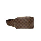 LOUIS VUITTON◆ジェロニモス_ダミエ・エベヌ/PVC/BRW/総柄