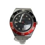 TIMEX◆自動巻腕時計/アナログ/ステンレス/BLK/SLV/tw2u83400