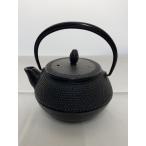ショッピング南部鉄瓶 南部鉄器◆南部菊泉堂/急須鉄瓶/和食器その他/BLK