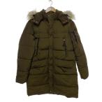 ショッピングzara ZARA◆ダウンジャケット/L/ポリエステル/KHK/8281/361/505