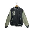 HYSTERIC◆スタジャン/L/ウール/GRY/WDS-HYS-3-01