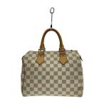 ショッピングダミエ LOUIS VUITTON◆スピーディ25_ダミエ・アズール_WHT/PVC/WHT/総柄
