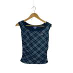 BURBERRY BLUE LABEL◆ノースリーブカットソー/38/コットン/BLU/FA555-184//