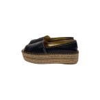 ショッピングエスパドリーユ PRADA◆エスパドリーユ/シューズ/US5/BLK