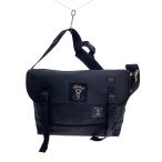 STUSSY◆×PORTER/使用感・状態考慮/ショルダーバッグ/コットン/BLK