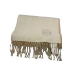 LOEWE◆マフラー/ウール/BEG/メンズ