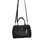 COACH◆ハンドバッグ/レザー/BLK/F44962/ミニサリーキャリーオール