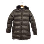 ショッピングduvetica DUVETICA◆ダウンジャケット/40/ナイロン/BRW/FGB-1057R