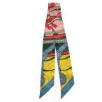 HERMES* шарф / шелк / многоцветный / общий рисунок / женский 