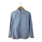 ショッピングINDIVIDUALIZED individualized shirts◆オックスフォード/BD長袖シャツ/15.5/コットン/BLU