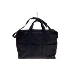 PORTER◆ボストンバッグ/ポリエステル/BLK/無地
