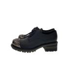 MIU MIU◆ミュウミュウ/シューズ/36/レザー/ブラック