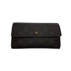 LOUIS VUITTON◆長財布/レザー/BRW/メンズ/M61215