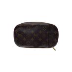 LOUIS VUITTON* небольшая сумочка * gun ju_ монограмма * парусина _BRW/--//