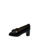 GUCCI◆パンプス/US7/BLK/レザー/101 2312