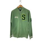 ショッピングstussy STUSSY◆スタジャン/XL/コットン/GRN/無地