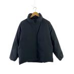 ショッピング無印 無印良品◆ダウンジャケット/XXS/ポリエステル/BLK/無地